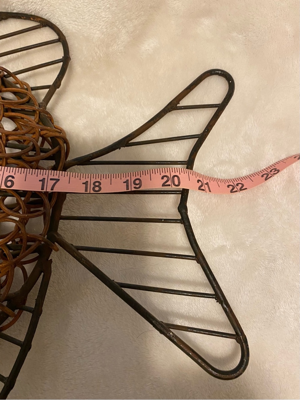 Vintage Woven Metal Fish Sculpture - Picture 9 of 10